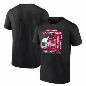 Arizona Cardinals NFL Bud Light T-Shirt - Black