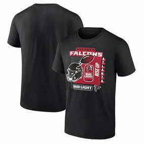 Atlanta Falcons NFL Bud Light T-Shirt - Black