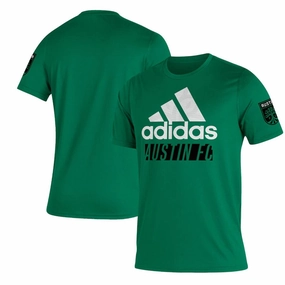 Austin FC MLS UK Medium adidas Creator Vintage T-Shirt - Green