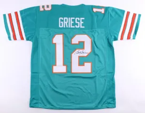 Bob Griese Signed Miami Dolphins Jersey (JSA) 2Super Bowl Champion Quarterback