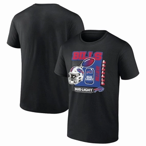 Buffalo Bills NFL Bud Light T-Shirt - Black