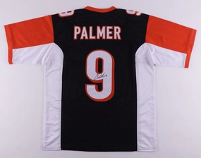 Carson Palmer Signed Cincinnati Bengals Jersey (JSA COA) 3Pro Bowl Quarterback