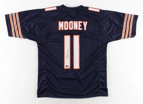 Darnell Mooney Signed Chicago Bears Jersey (Beckett Holo) 2020 Bears Draft Pick