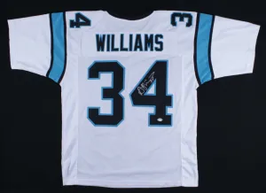 DeAngelo Williams Signed Carolina Panthers Jersey (PSA COA) 2009 Pro Bowl R.B.