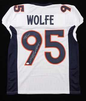 Derek Wolfe Signed Denver Broncos Jersey Inscribed "SB 50 Champs!" (JSA COA)