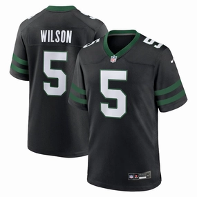 Garrett Wilson NFL New York Jets Nike Alternate Game Jersey - Legacy Black