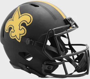 New Orleans Saints Speed Replica Football Helmet ECLIPSE