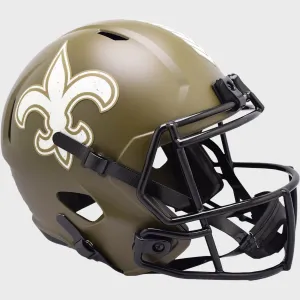 New Orleans Saints Speed Replica Football Helmet SALUTE TO SERVICE