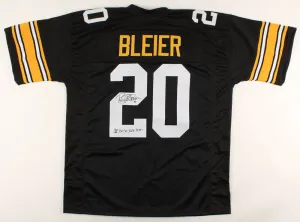 Rocky Bleier Signed Pittsburgh Steelers Jersey Inscribed "SB IX X XIII XIV"  JSA