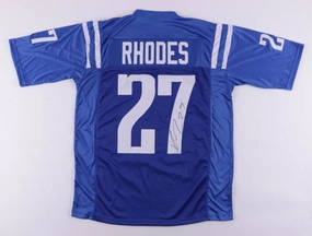 Xavier Rhodes Signed Indianapolis Colts Jersey (JSA COA) 3Pro Bowl D.B.